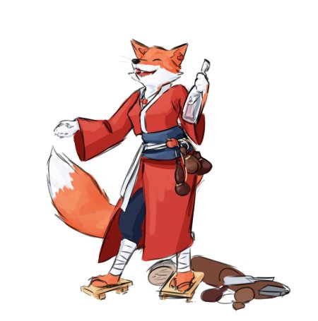 Кицунэ монах