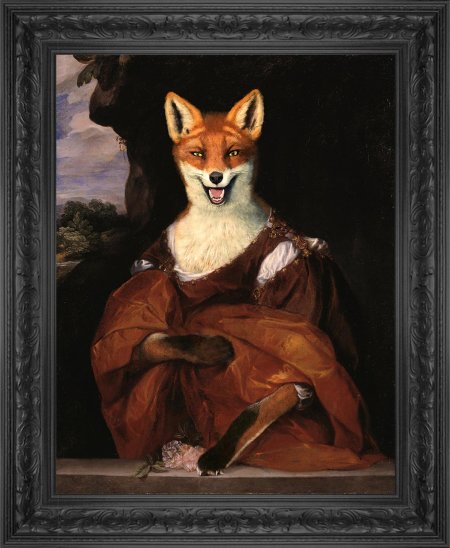 Лиса картина