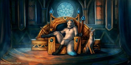 Фурри король трон