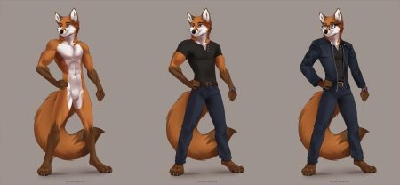 Фурри лион фокс