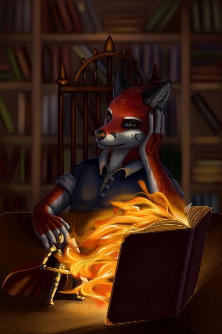 Лиса фурри арт