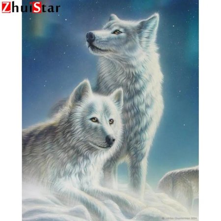 Алмазная мозаика х sga волки