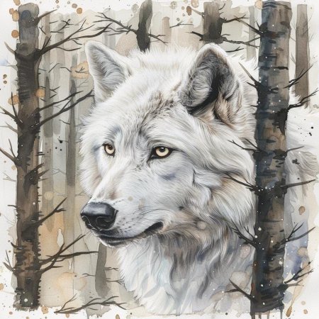 Рисунки волка