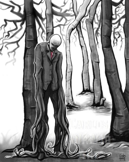 Раскраска слендермен