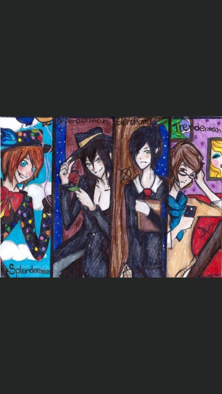 Крипипаста слендермен и его братья