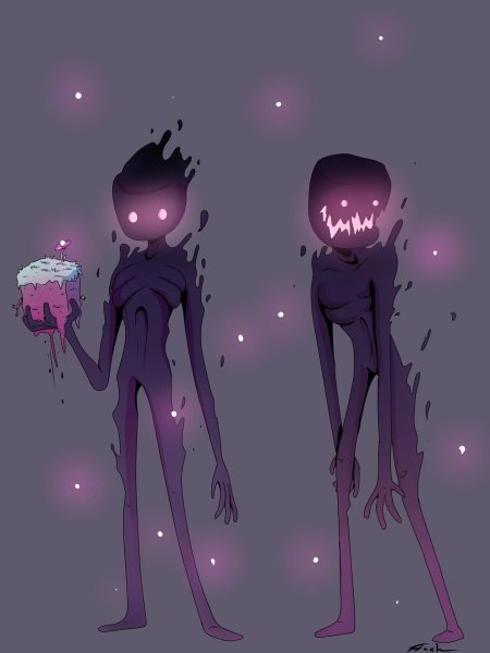 Эндермен из майнкрафта в реальной жизни