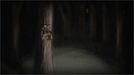 Слендермен в лесу