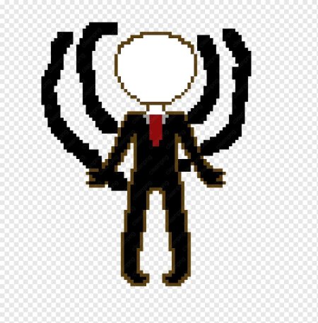 Слендермен пиксель