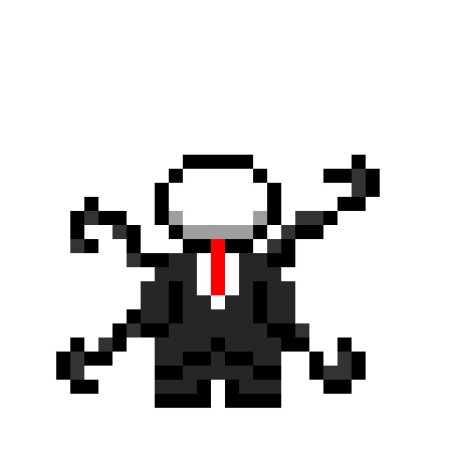 Слендермен пиксель