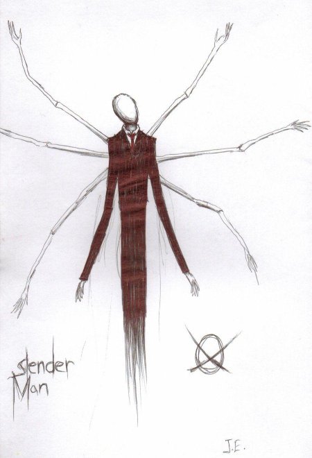 Крипипаста слендермен в полный рост