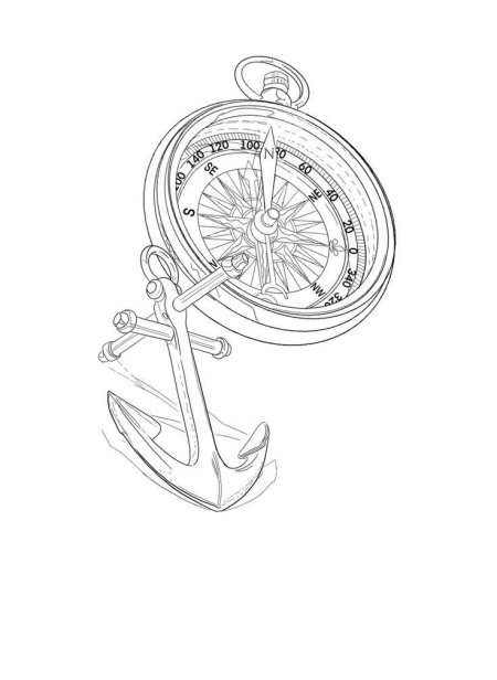 Компас морской