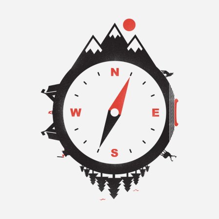 Минималистичный компас