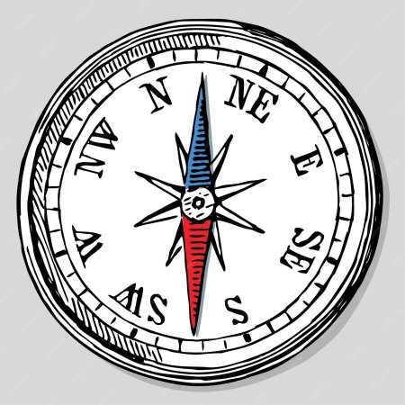 Компас вектор