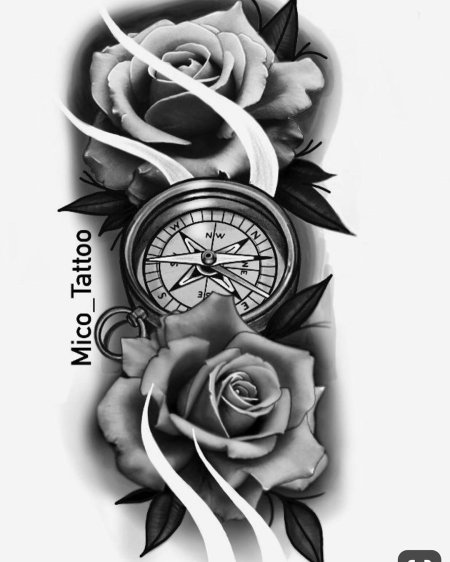 Компас эскиз