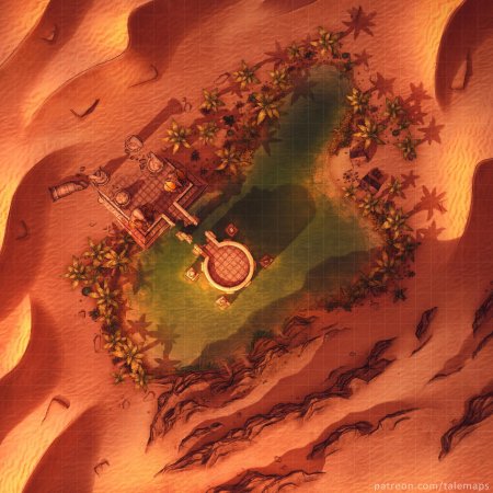 Ландшафт пустыня дота