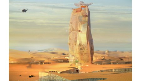 Здание в пустыне