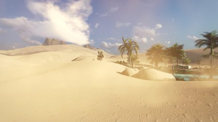 Мираж оазиса в пустыне