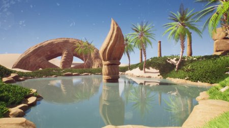 Оазис в пустыне геншин