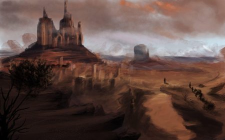 Город в пустыне фэнтези