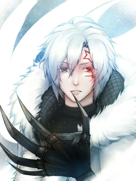 Аниме шота беловолосый