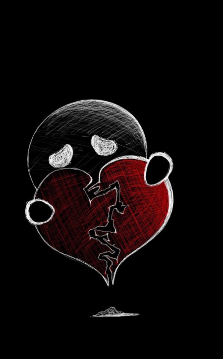 Рисунки разбитого сердца