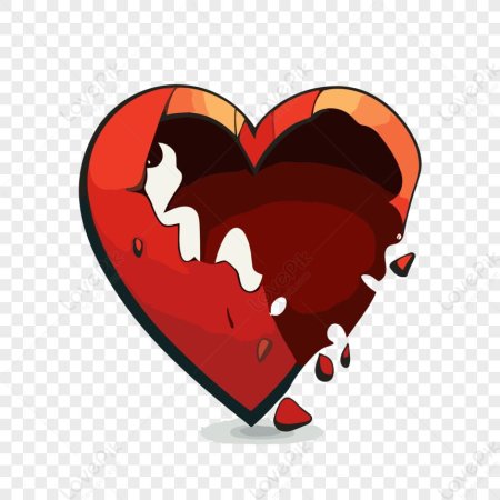 Сердце стикер