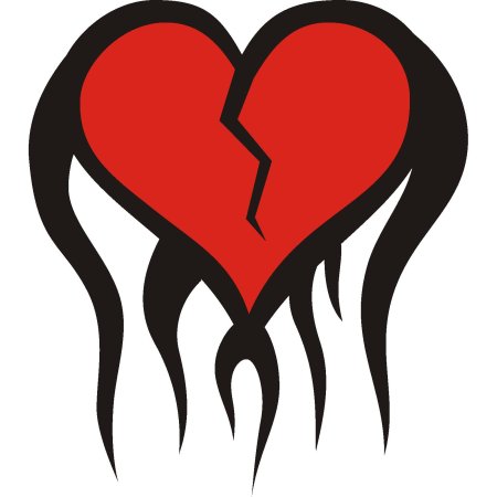 Разбитое сердце символ