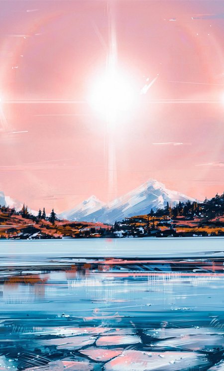 Пейзаж на телефон