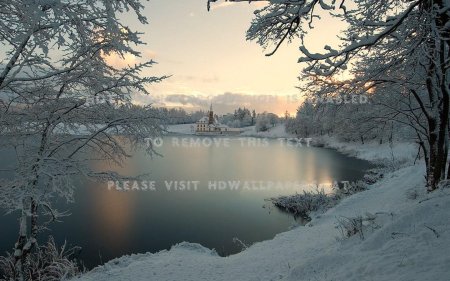 Зима пейзаж