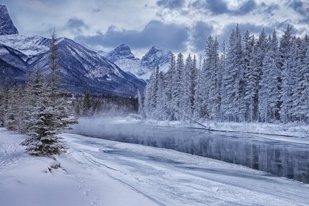 Пейзаж зима