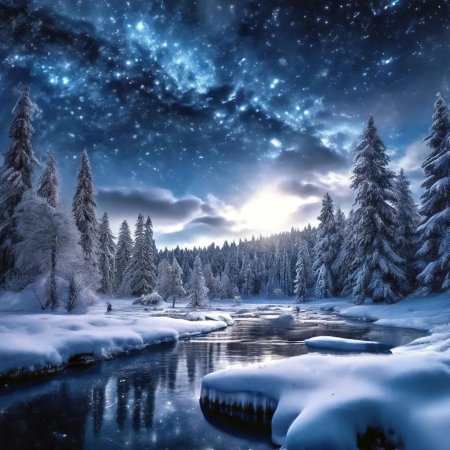 Красивые зимние пейзажи