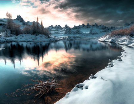 Природа зимняя