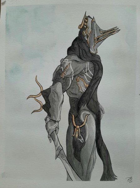 Оберон варфрейм арт