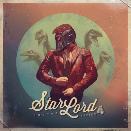 Звёздный лорд стикер