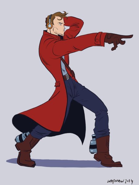 Квилл звездный лорд