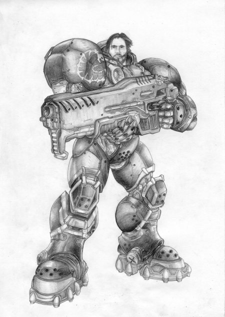 Старкрафт терраны морпех