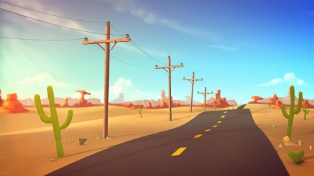 Мультяшная дорога