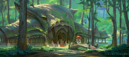 Concept art environment храм