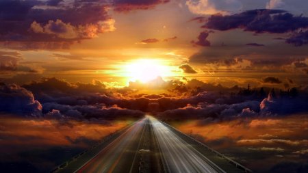 Дорога закат