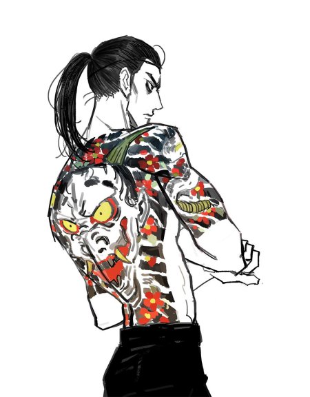 Тату якудза эскизы