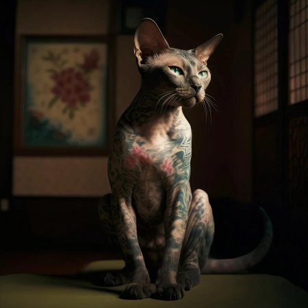 Татуированный сфинкс бесс