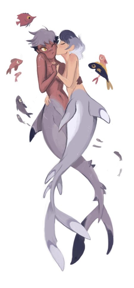 Русалочка яой