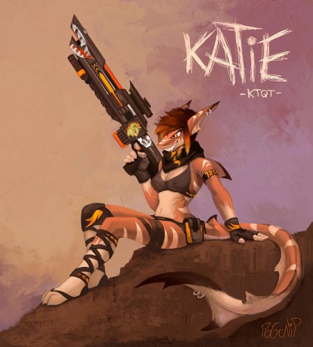 Фурри девушка