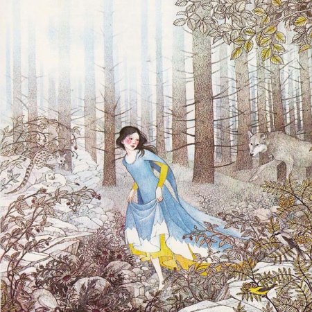 Белоснежка иллюстрации к сказке