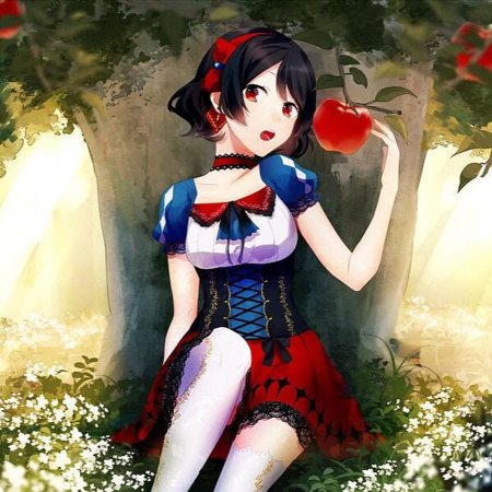 Белоснежка в стиле аниме