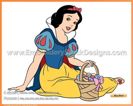 Белоснежка сидит