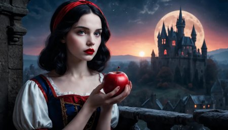 Белоснежка и яблоко