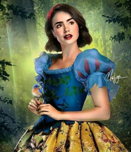 Лили коллинз белоснежка