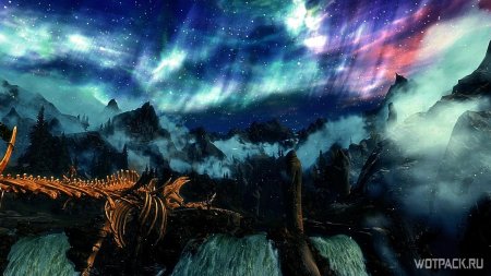 Skyrim северное сияние