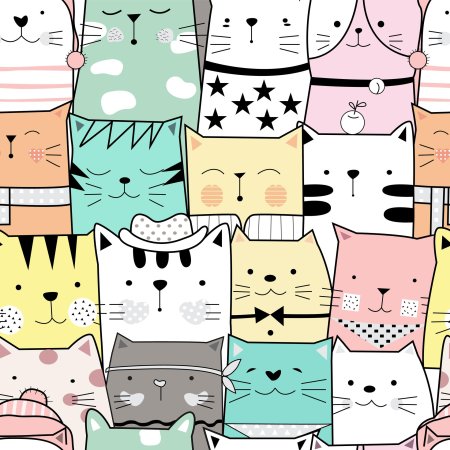 Принт котики